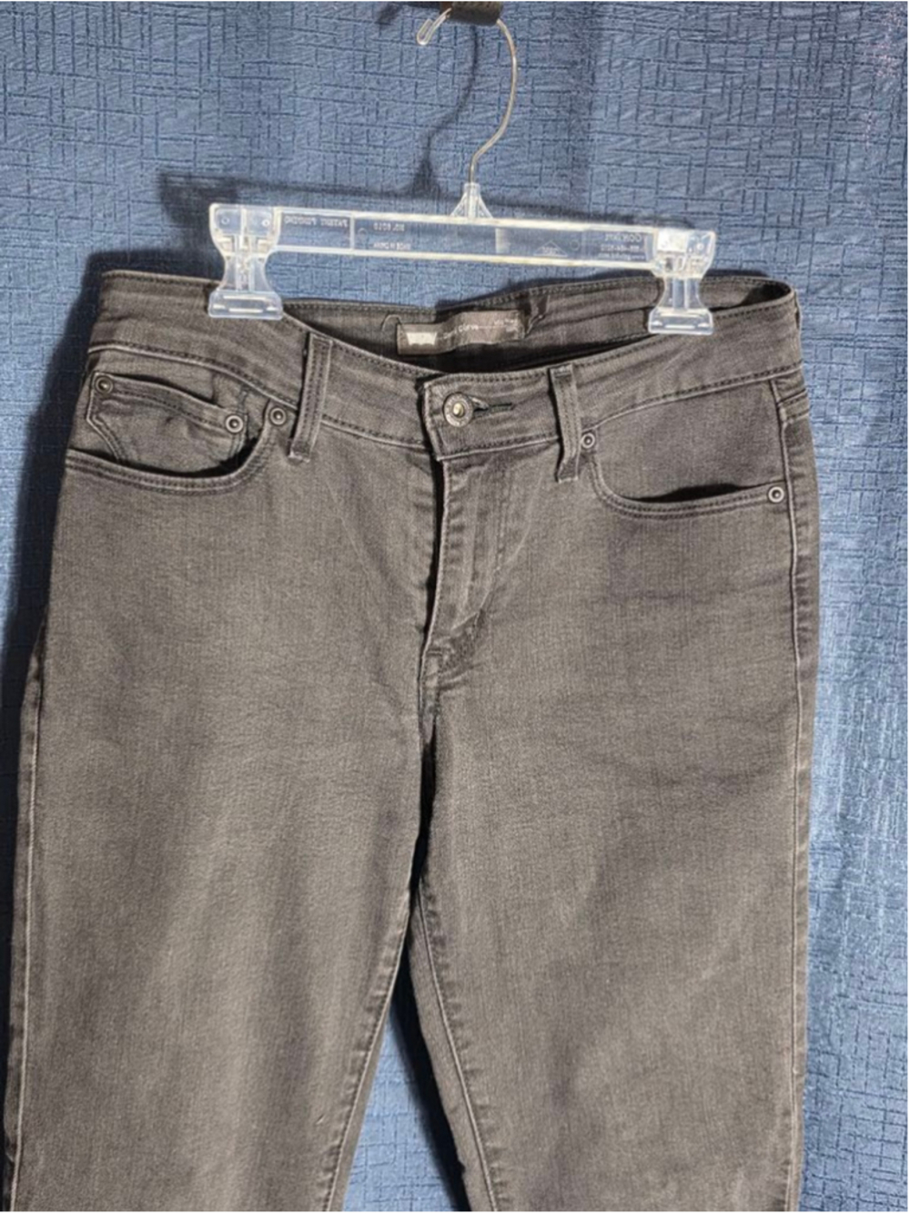 Women's Levi's Black Demi Curve Mid Rise Slim Jeans Size 6/28 retro vintage y2k